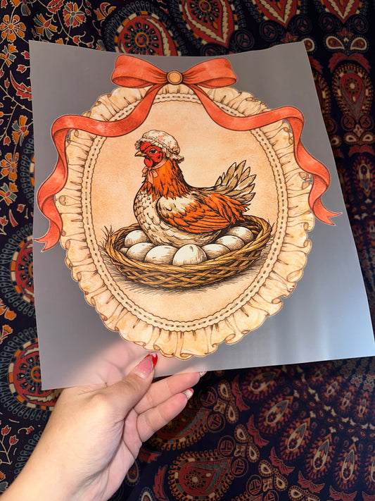 Coquette Red Hen- E