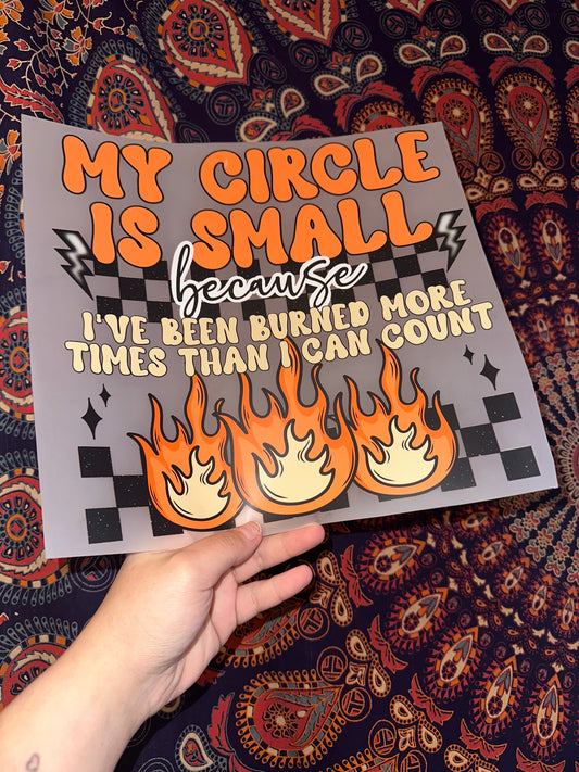 My Circle Is Small -B