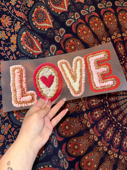 LOVE Faux Knit