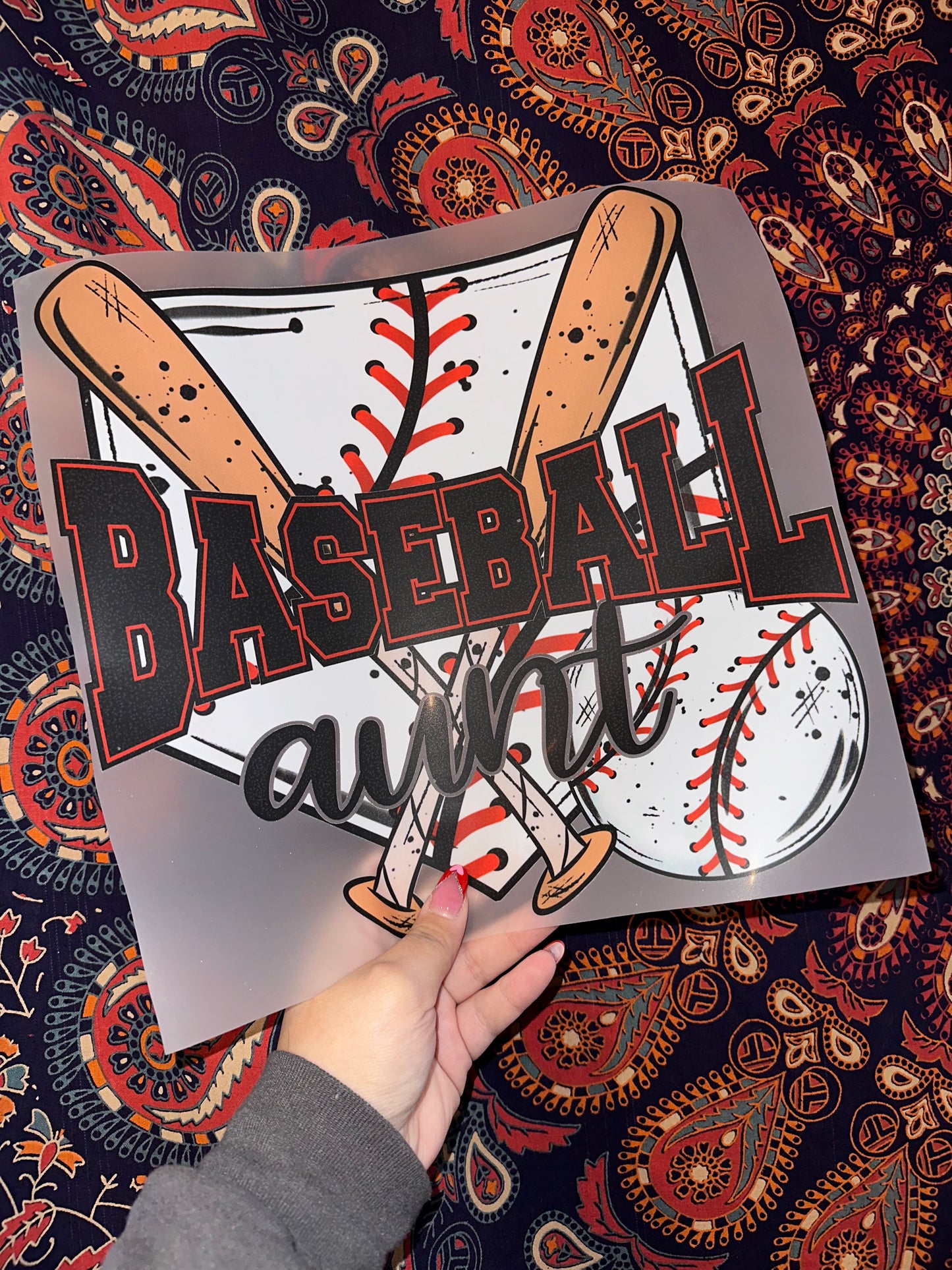 Baseball Aunt- E