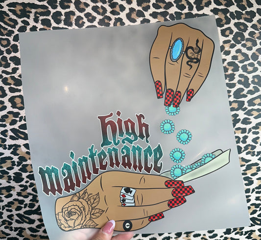 High Maintenance- E
