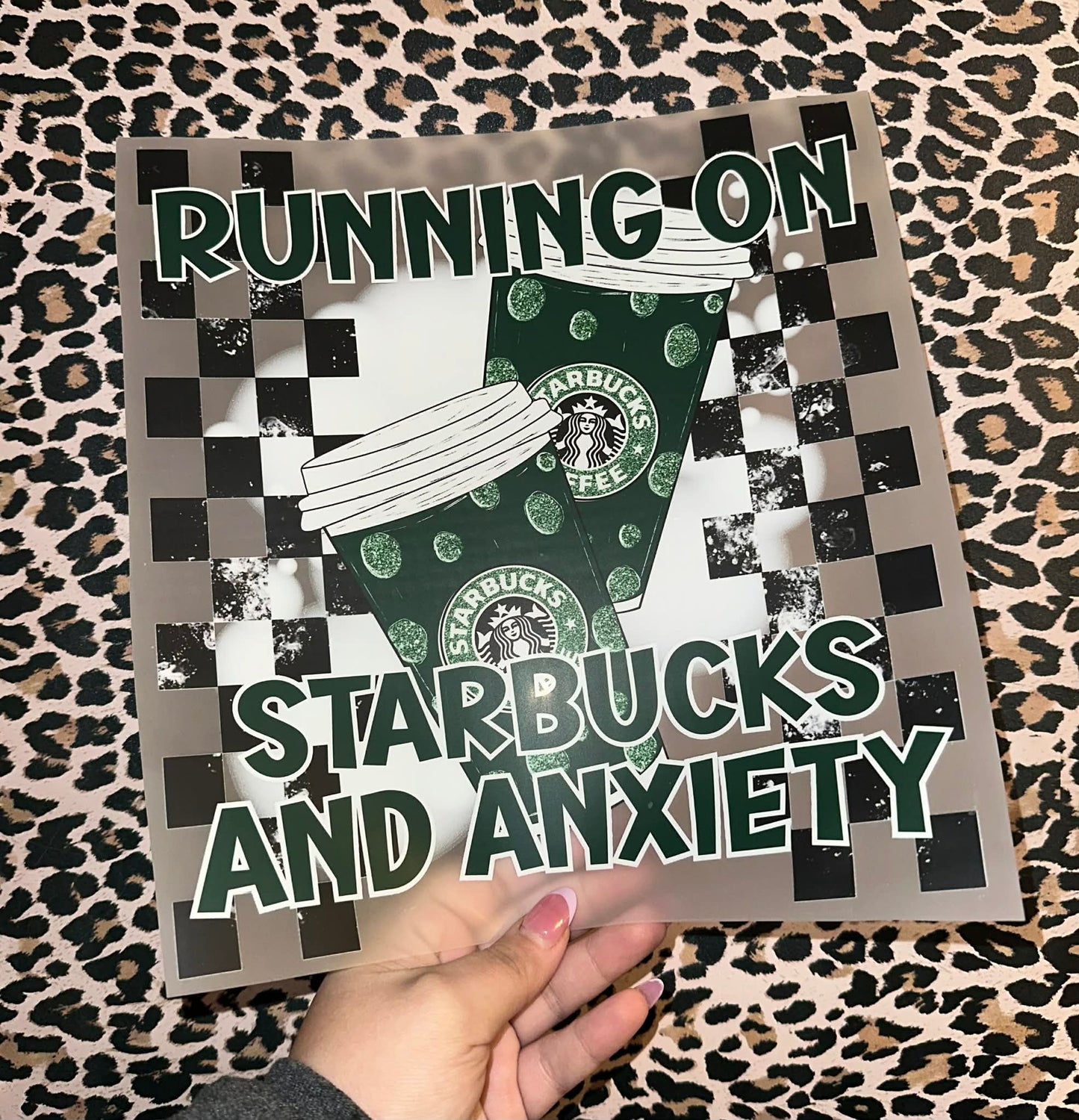 Running On Starbucks And Anxiety -H