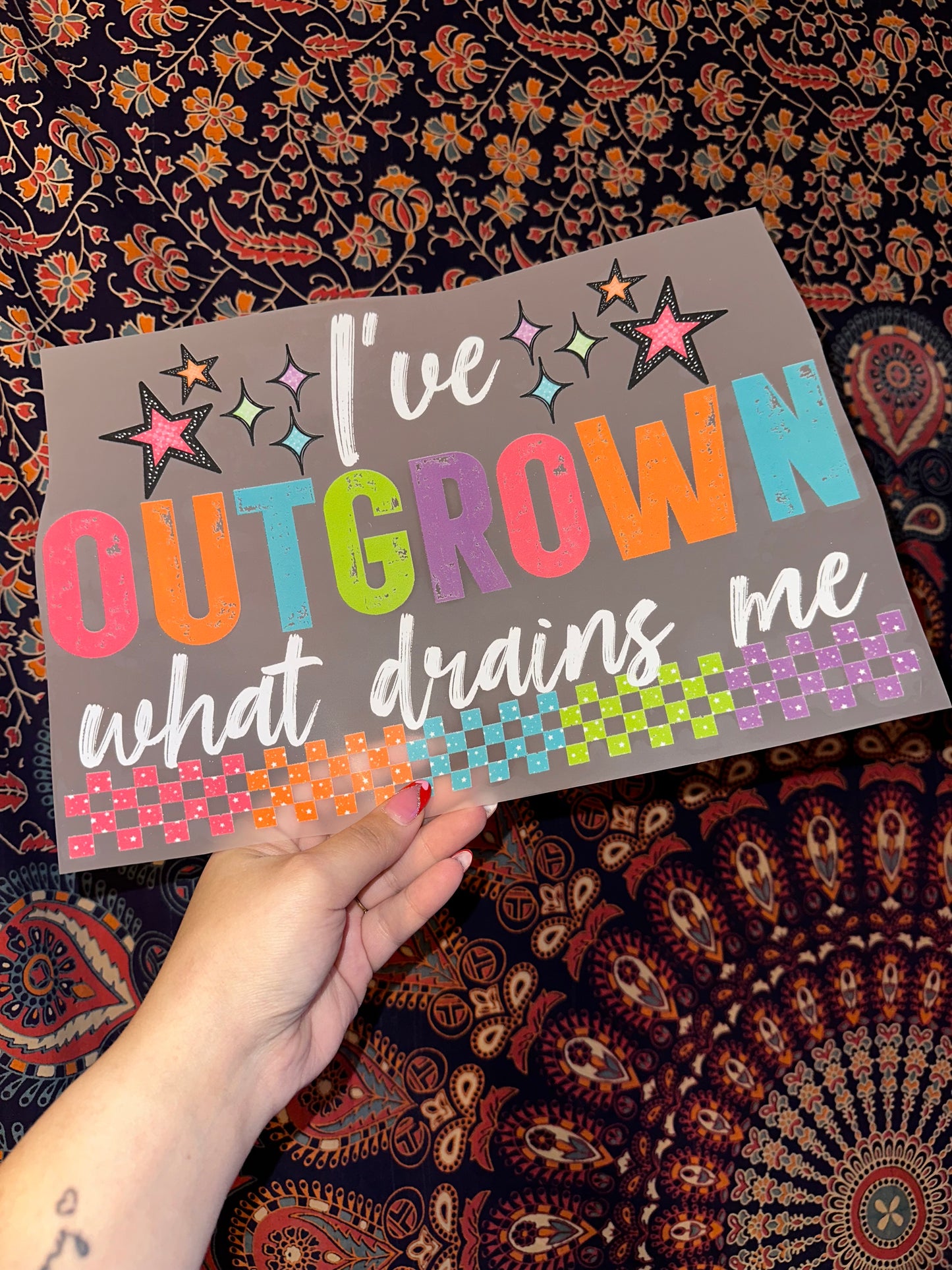 I’ve Outgrown What Drains Me- C