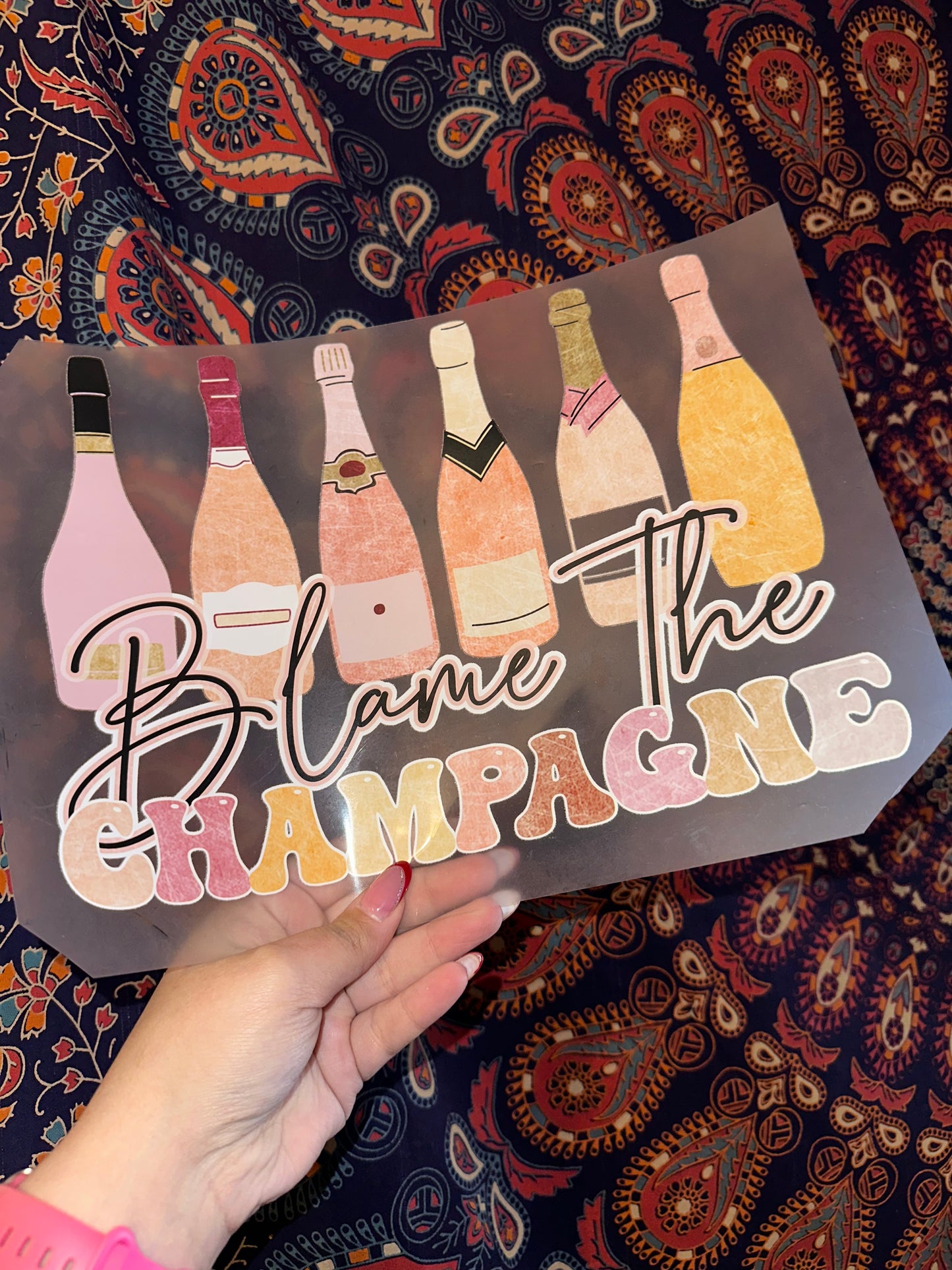 Blame The Champagne