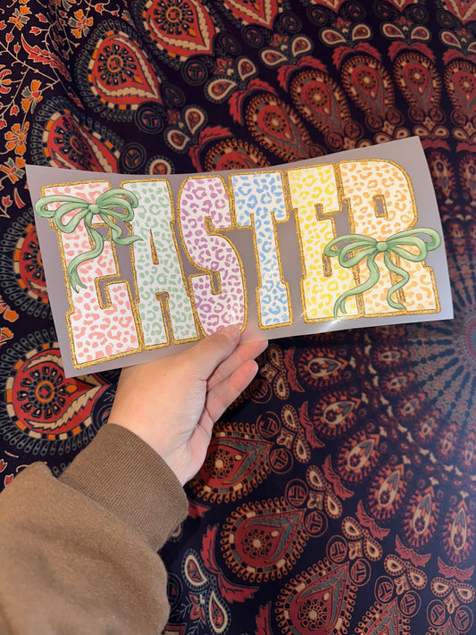 Easter Colorful Leopard- D