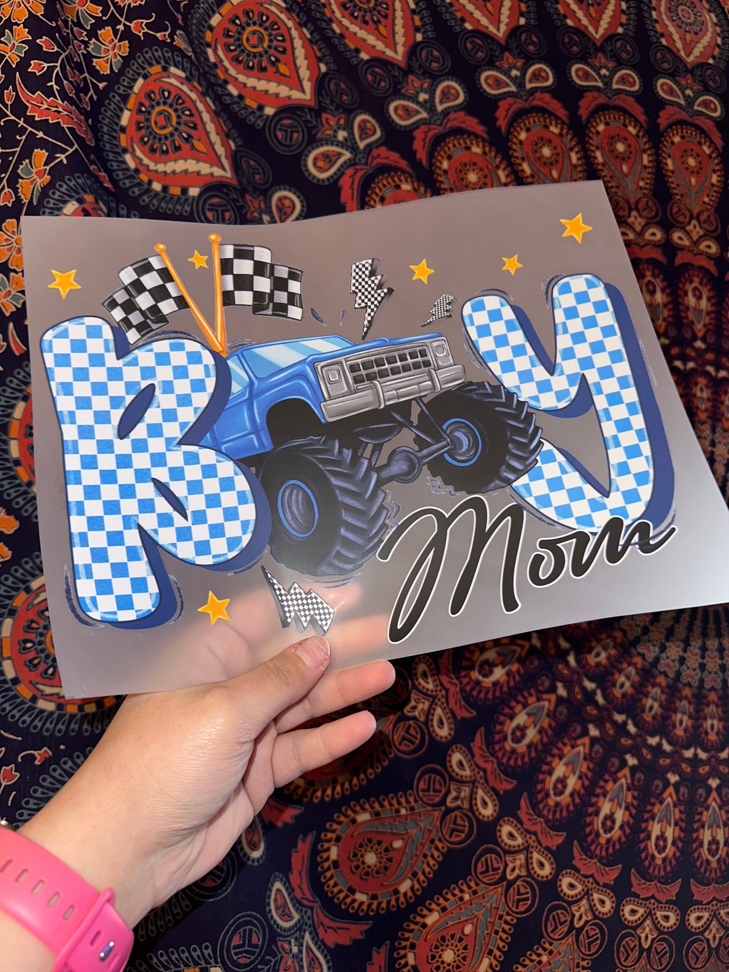 Boy Mom Monster Truck- F