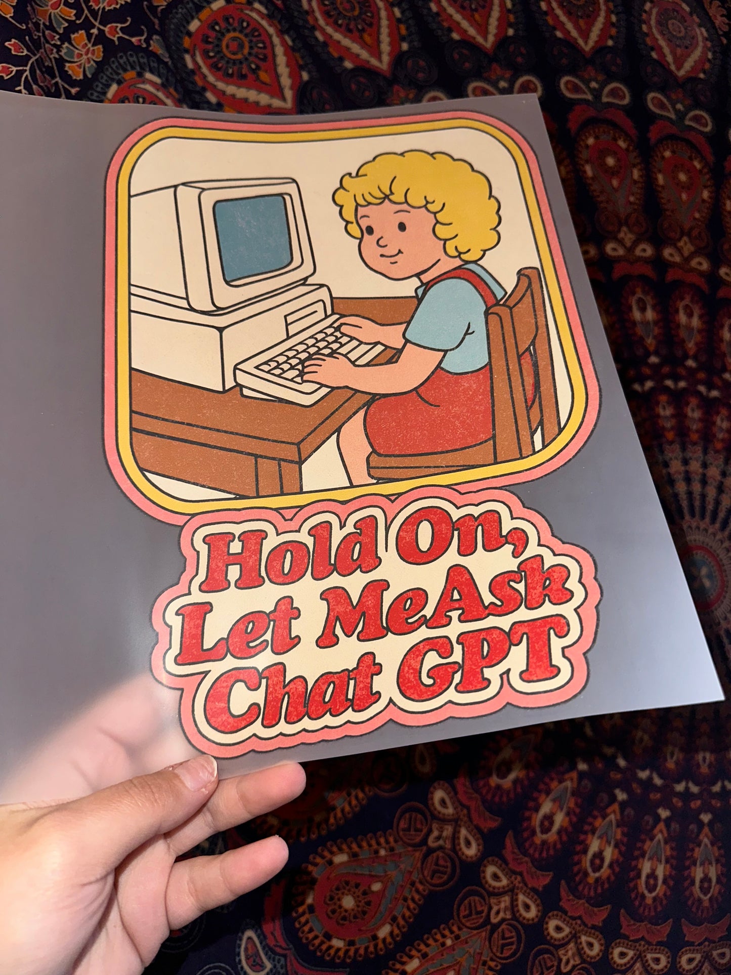 Hold On, Let Me Ask Chat GPT- F