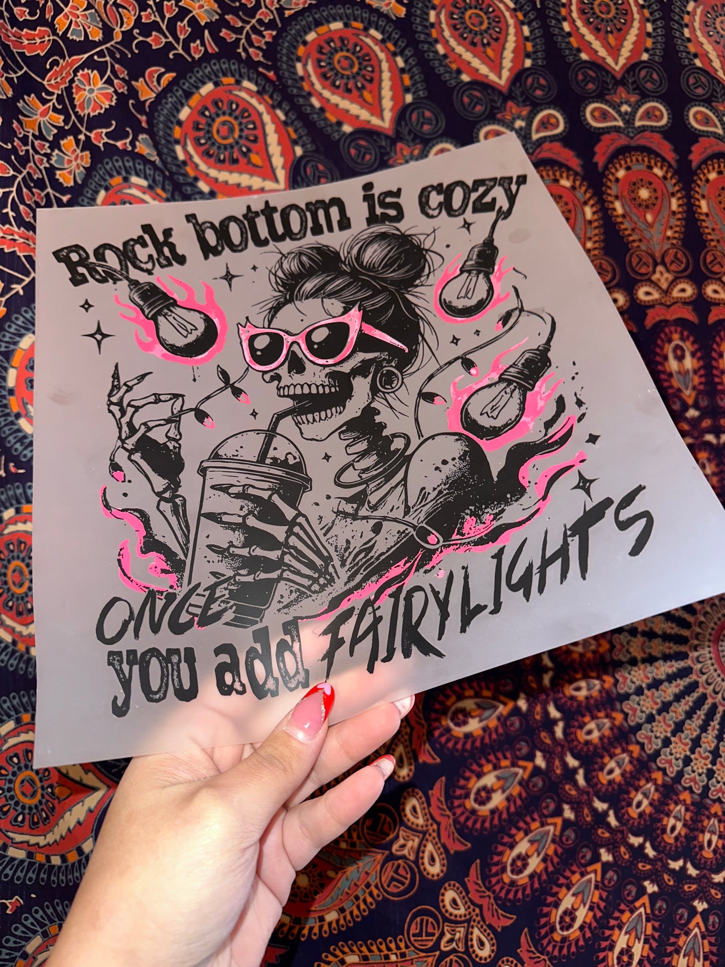 Rock Bottom Is Cozy Once You Add Fairylights - C