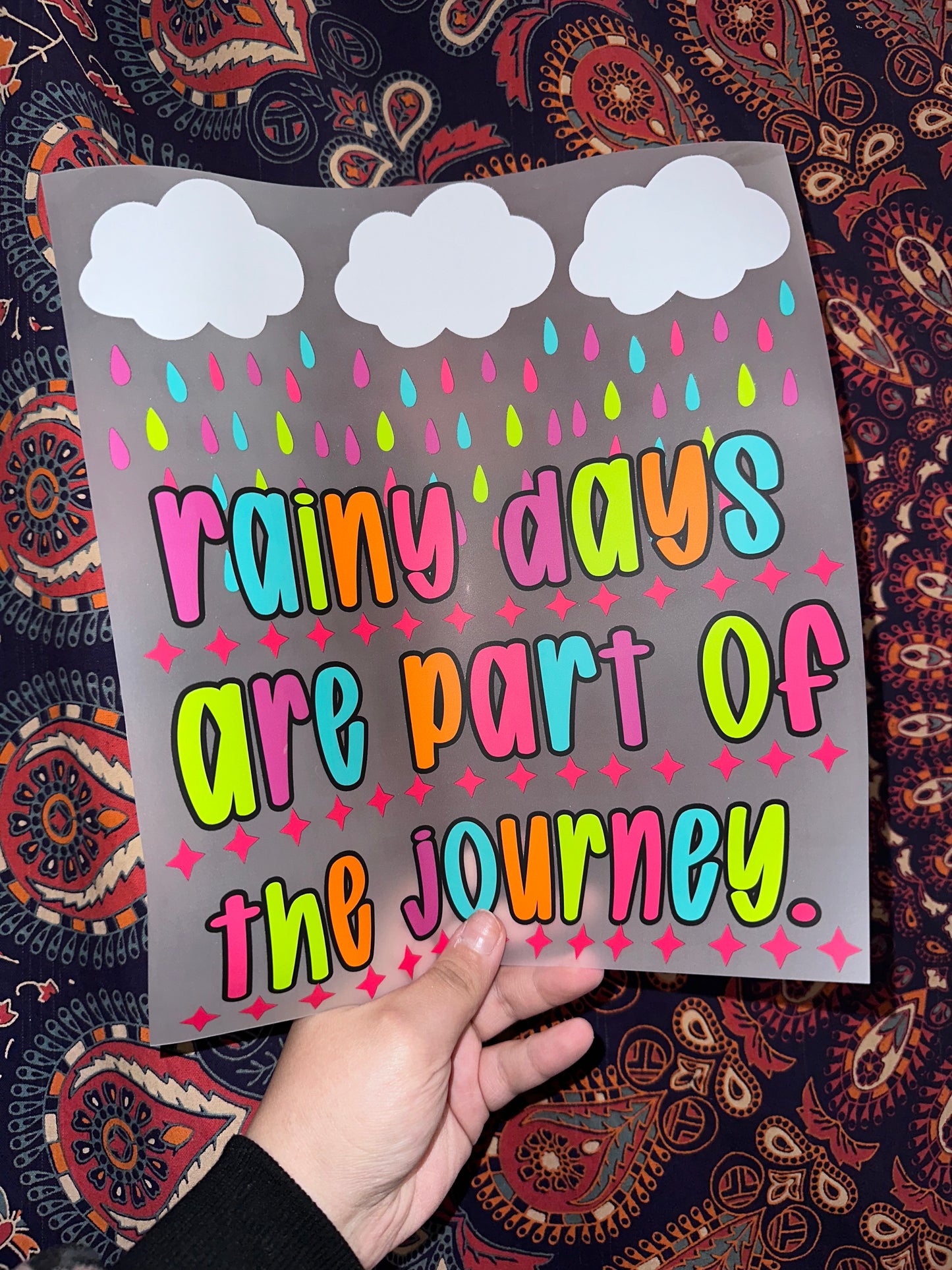 Rainy Days Are Part Of The Journey