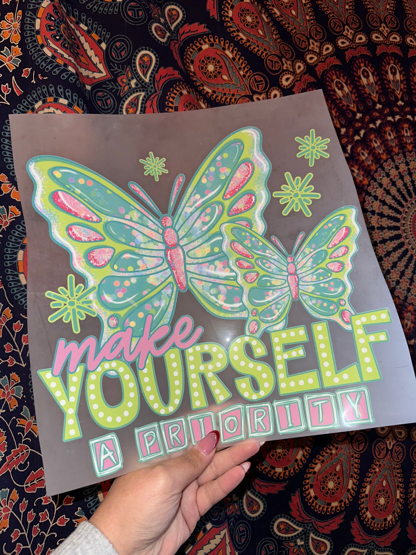 Make Yourself a Priority Butterflies - A2