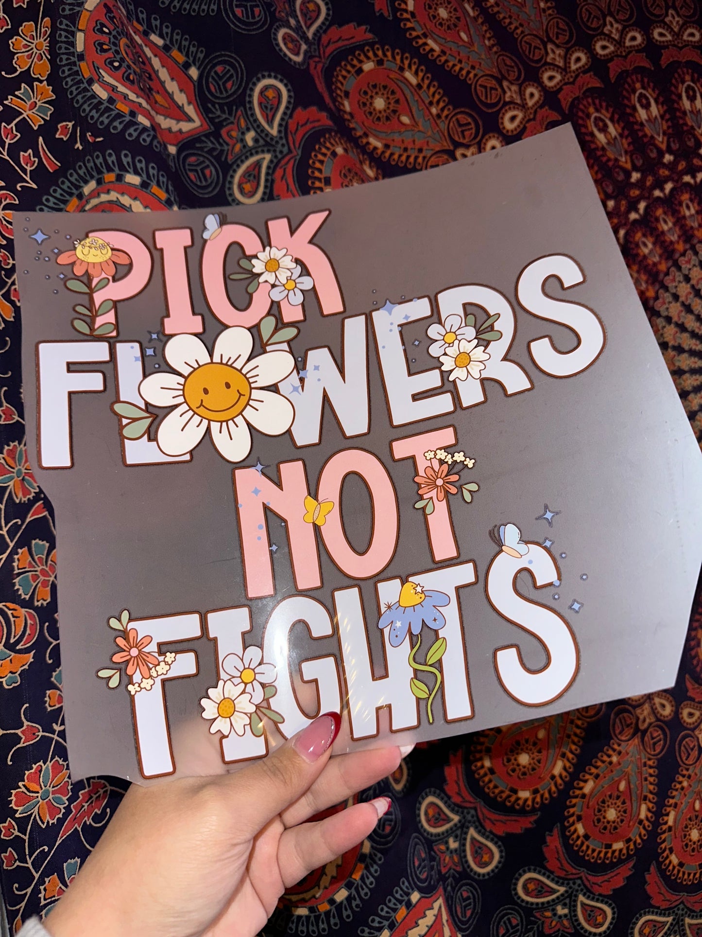Pick Flowers Not Fights