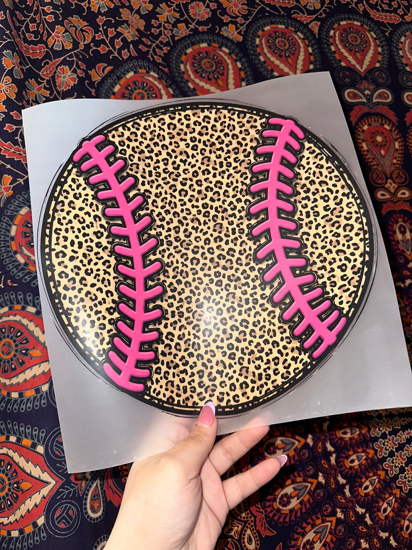 Softball Cheetah Print -C