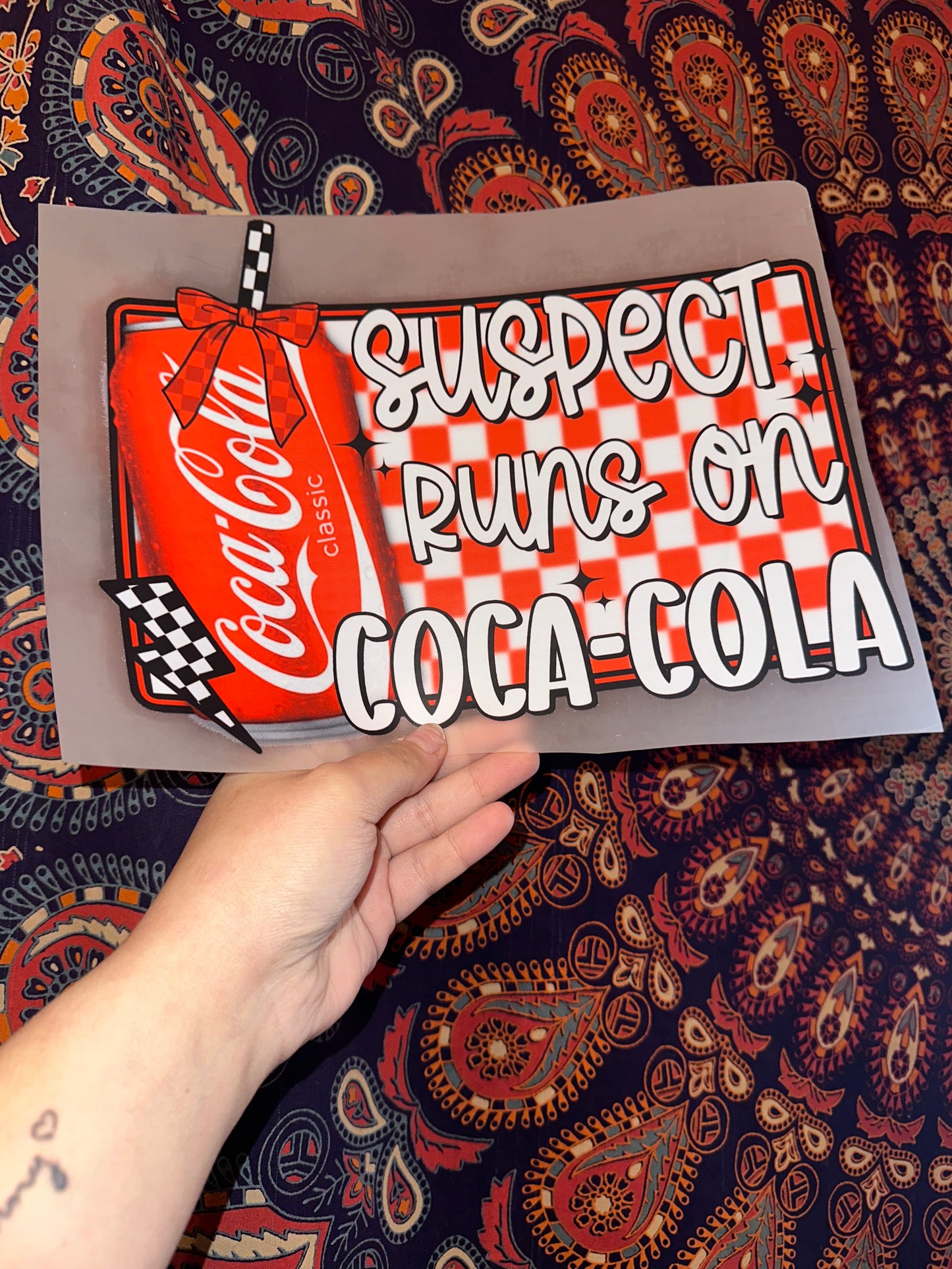 Suspect Runs On Coca Cola -G
