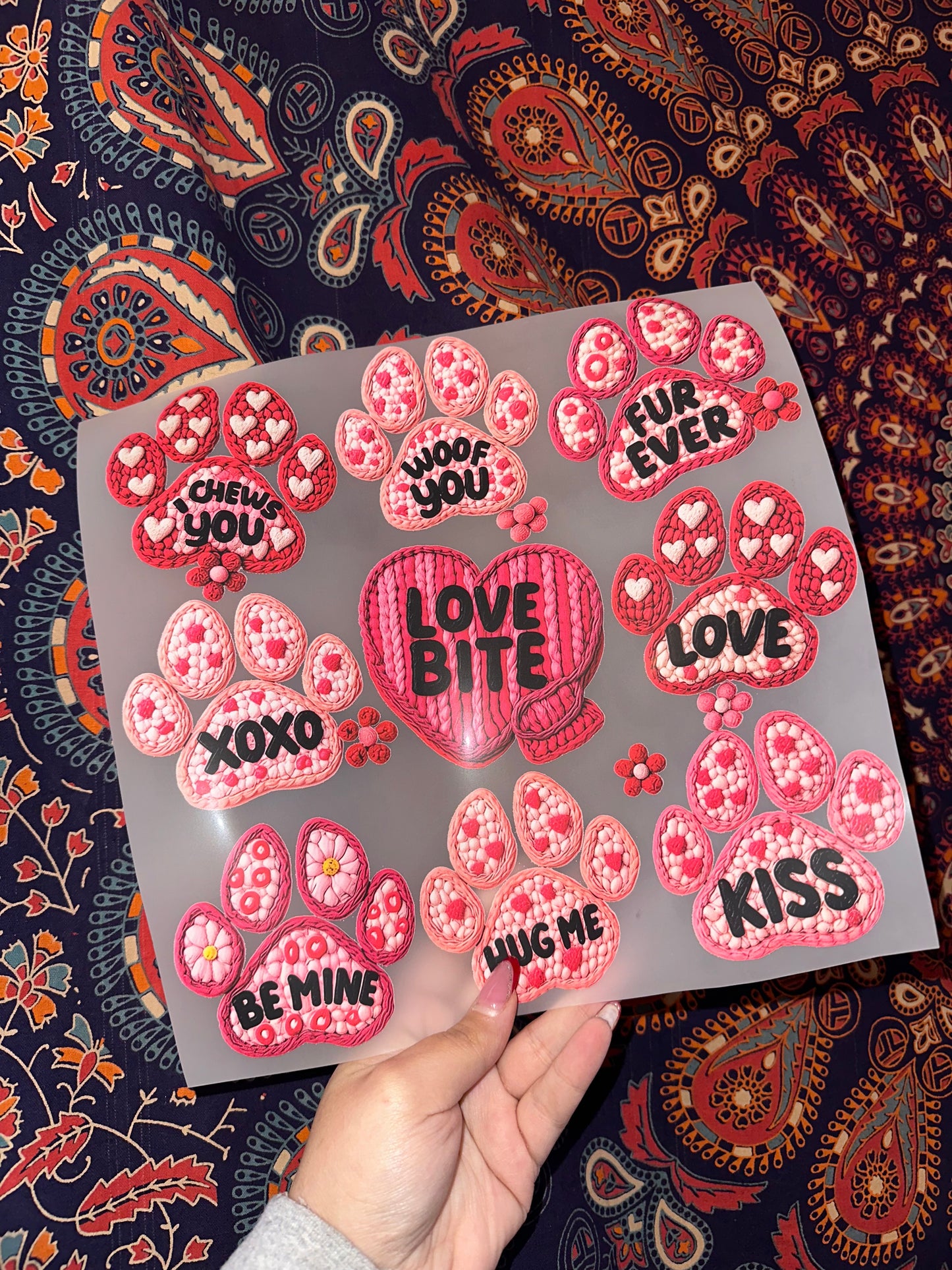 Paw Print Collage