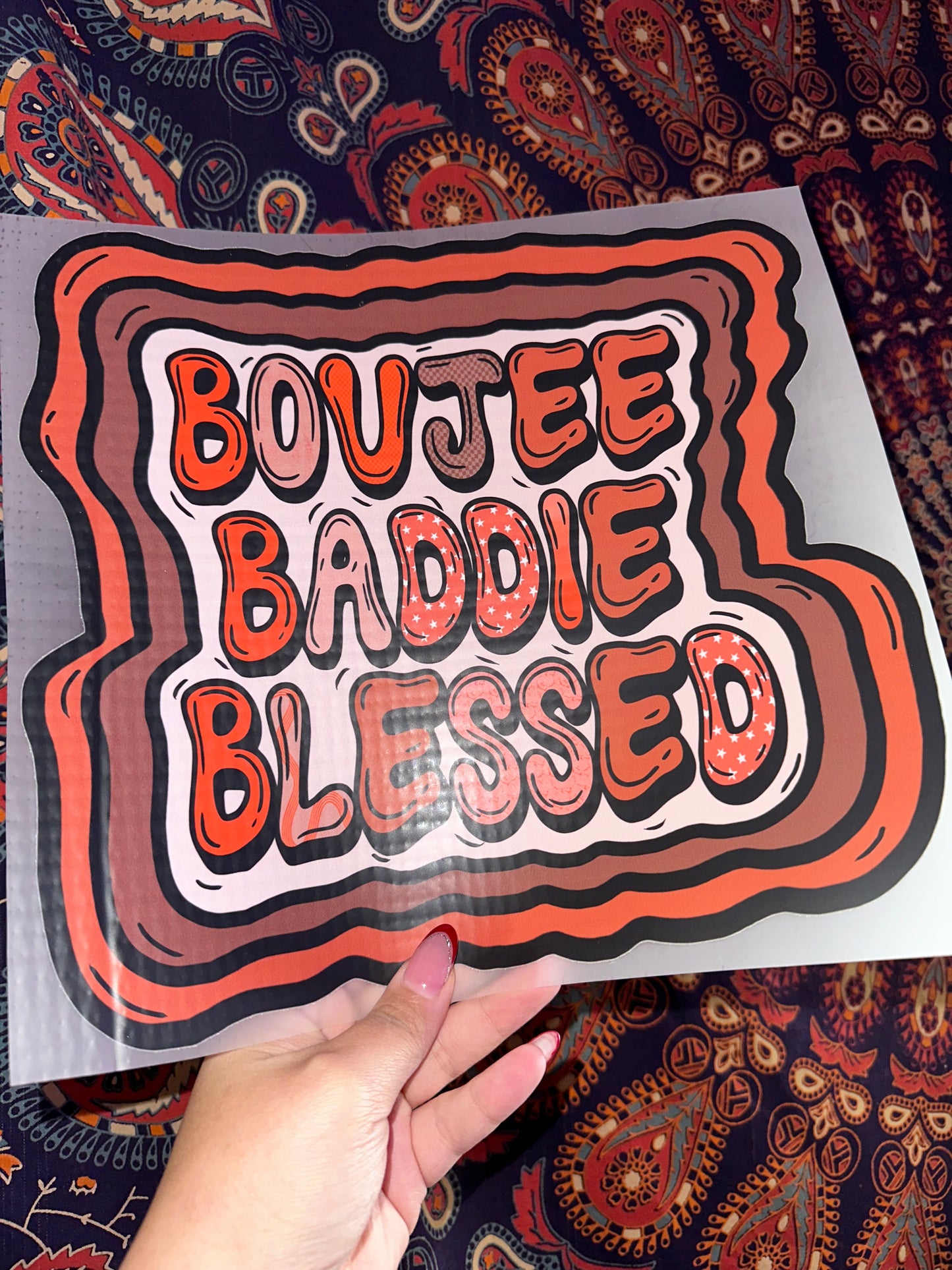 Boujee Baddie Blessed - E