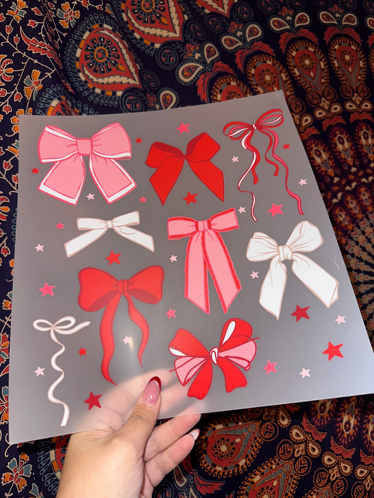 Coquette Red Store Bow