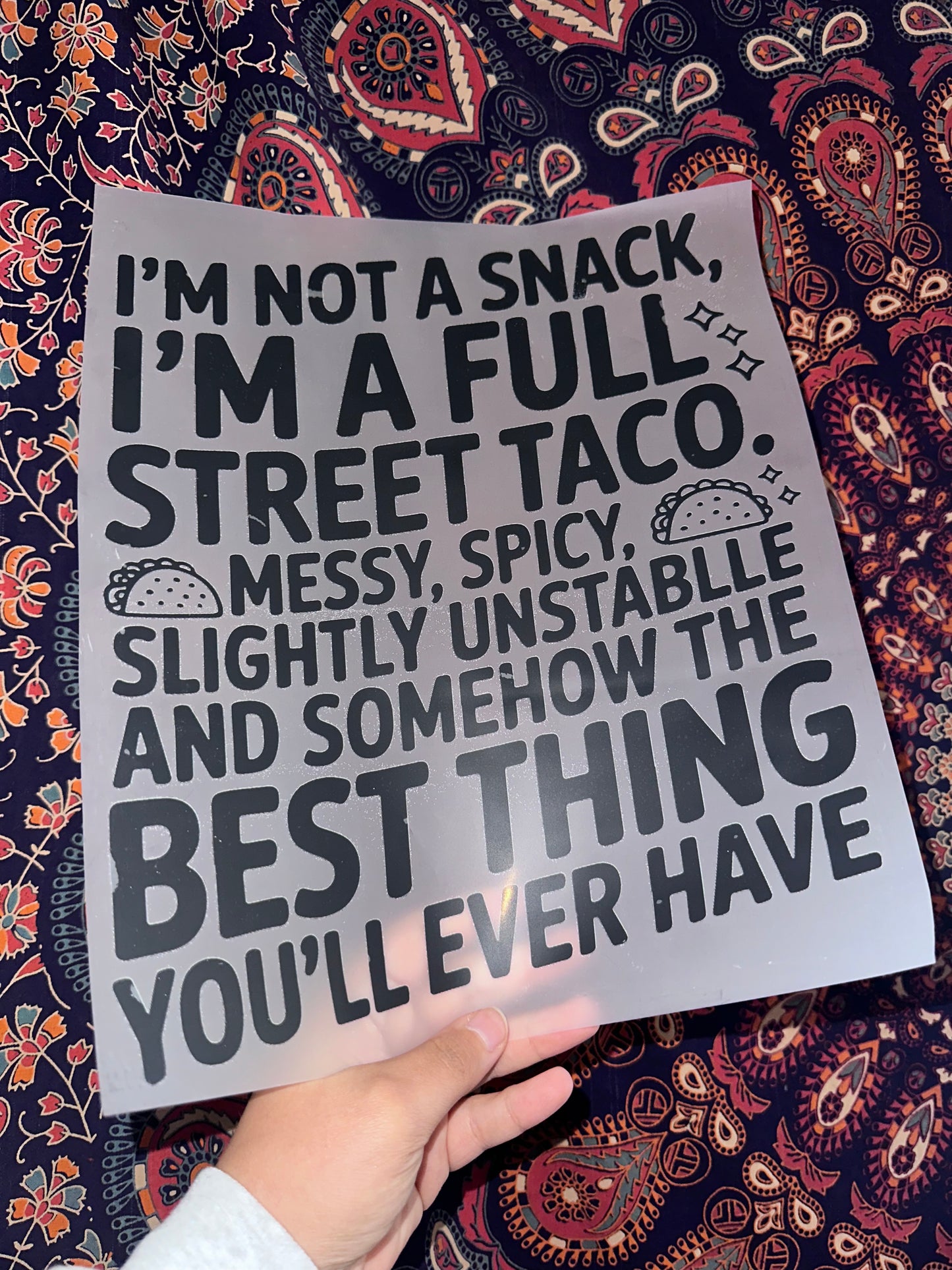 I’m Not A Snack- H60