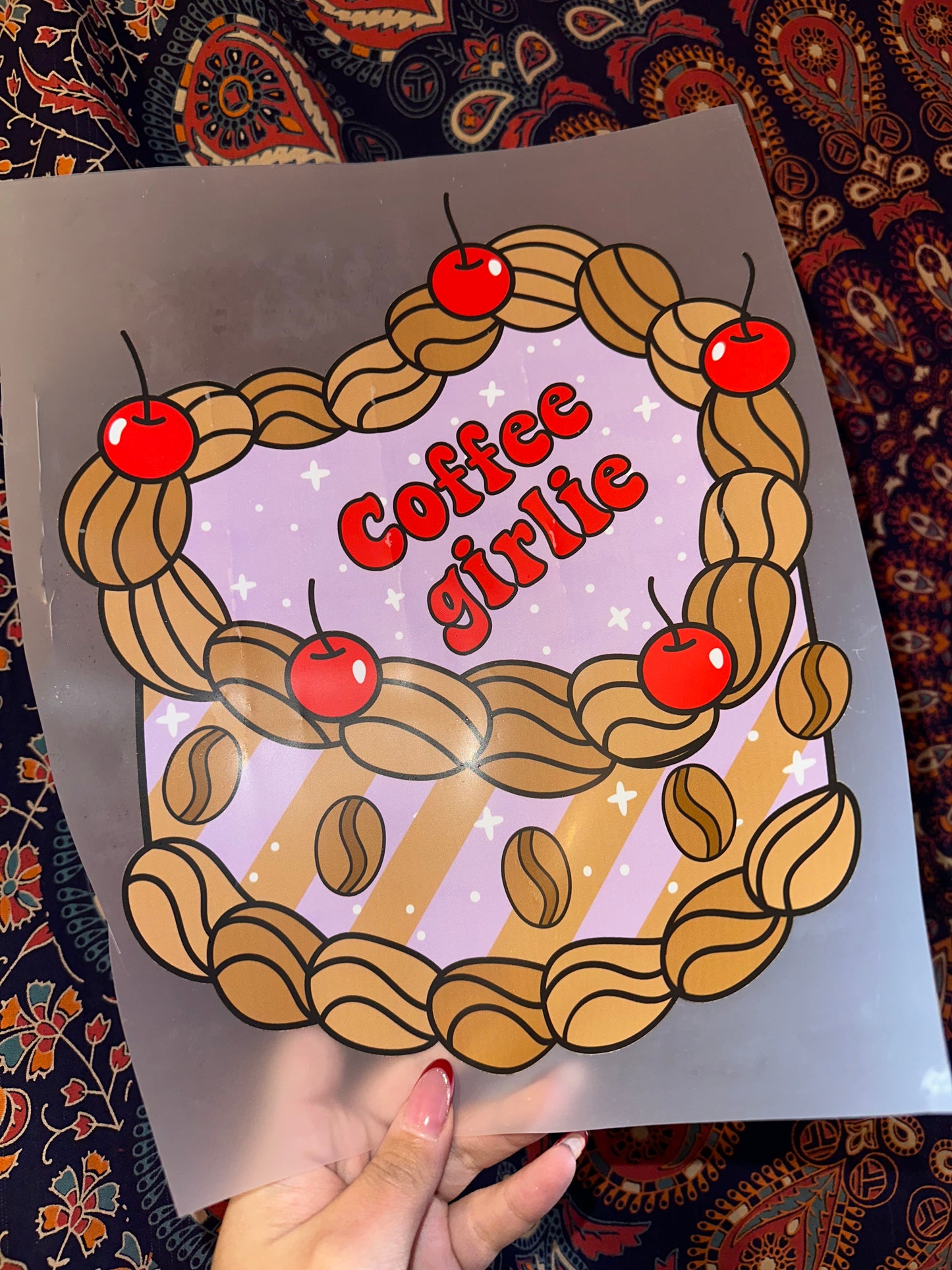 Coffe Girly Cherry Cake