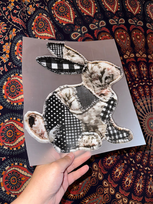 Patchwork Bunny Neutral- D