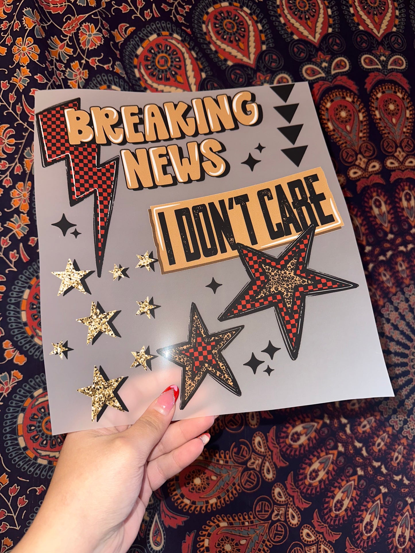 Breaking News I Don’t Care- A17
