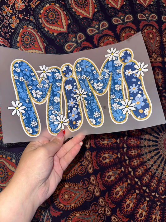 Mimi Blue Floral- C