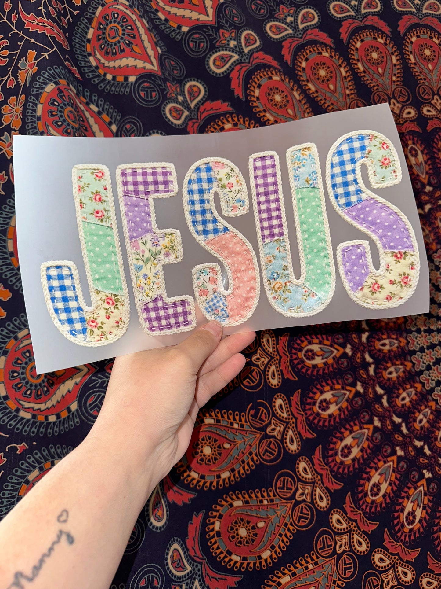 Jesus Patchwork -H