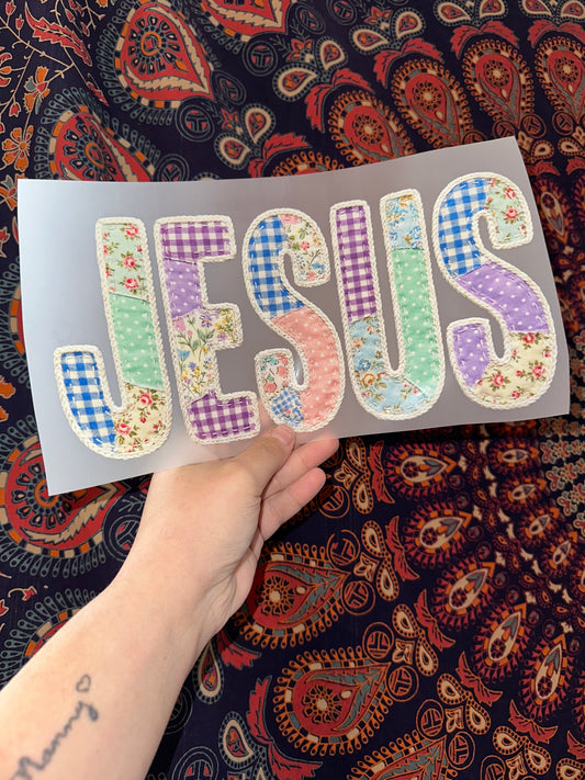 Jesus Patchwork -H