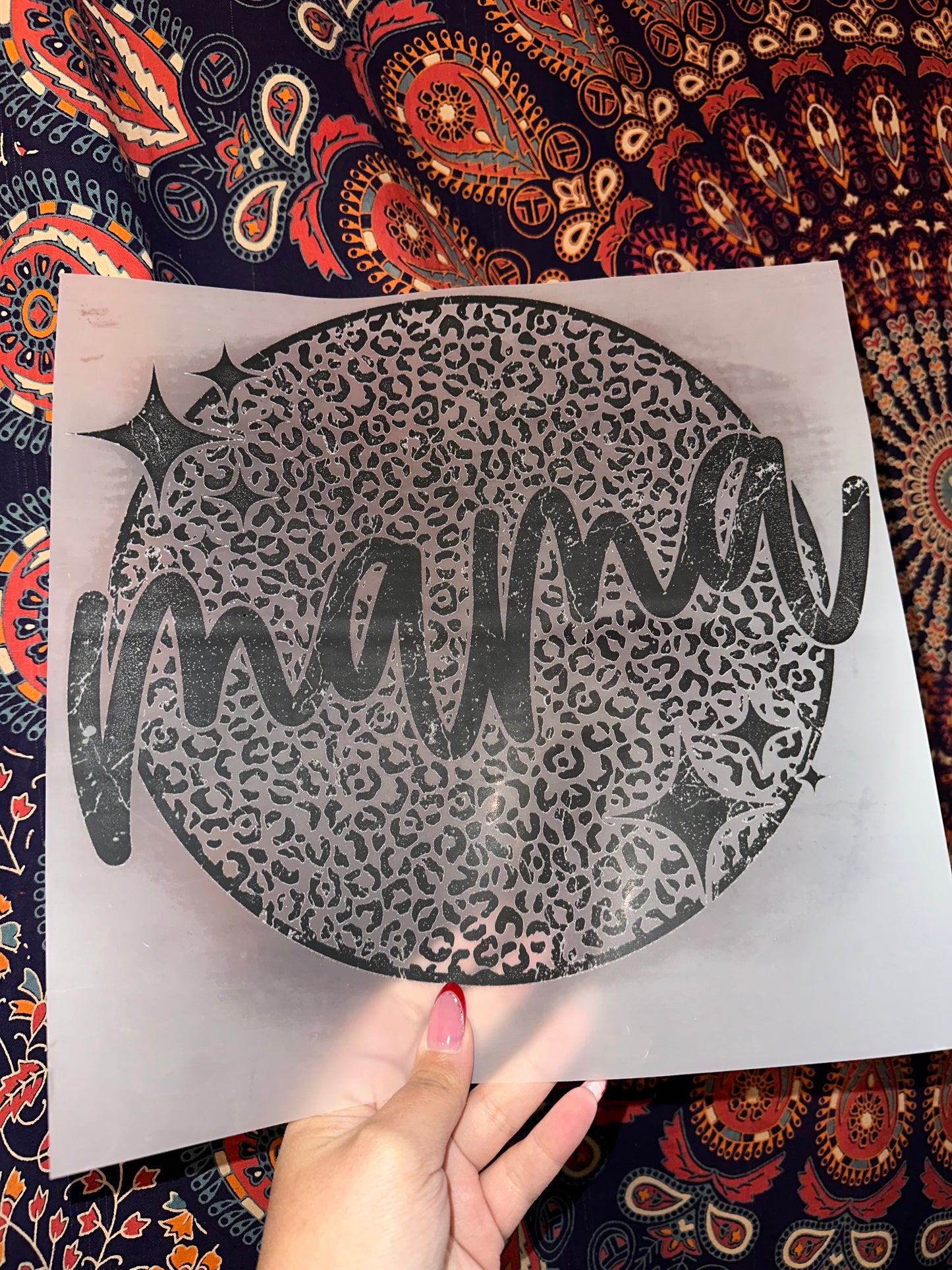Mama Leopard Black