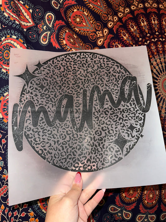 Mama Leopard Black