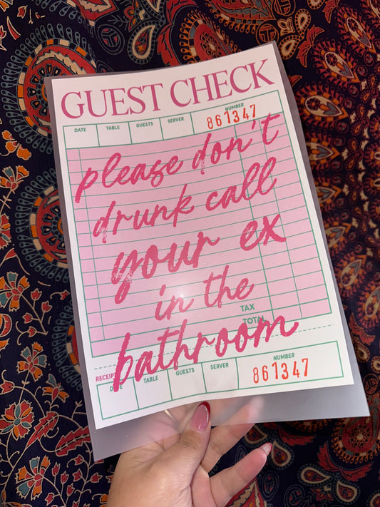 Guest Check