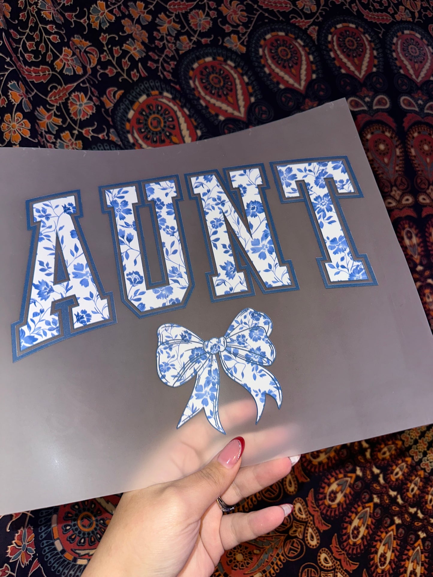 Blue Aunt Coquette