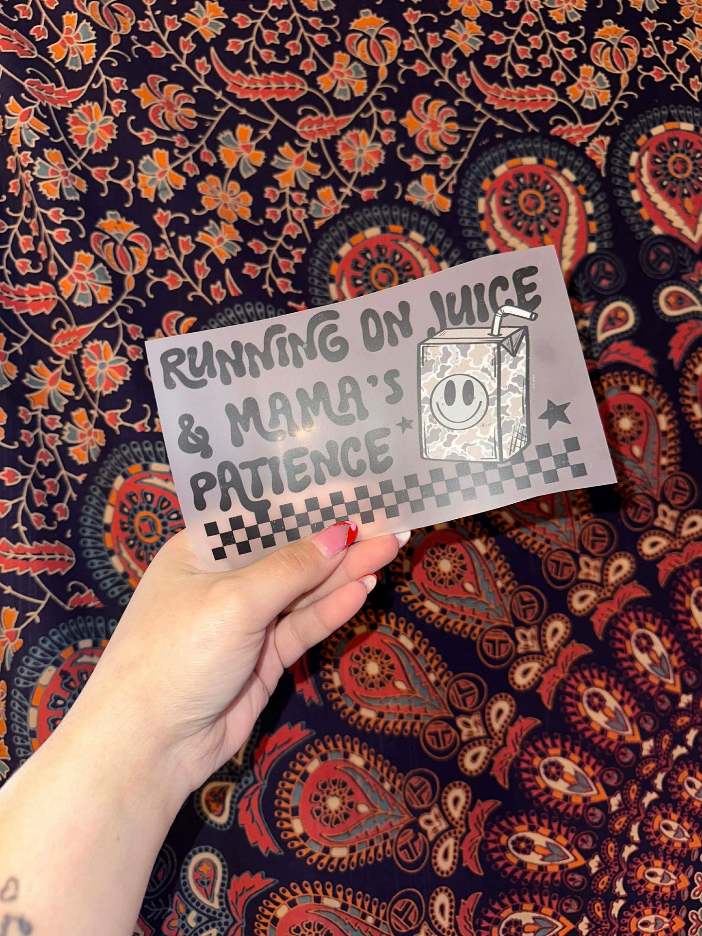 Running On Juice & Mama’s Patience