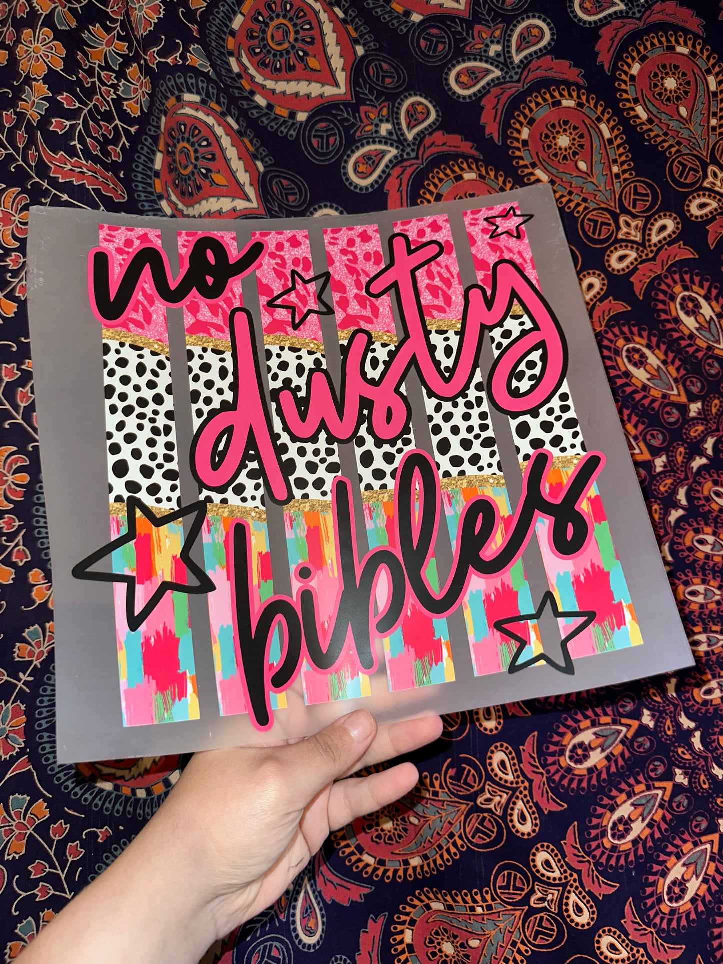 No Dusty Bibles
