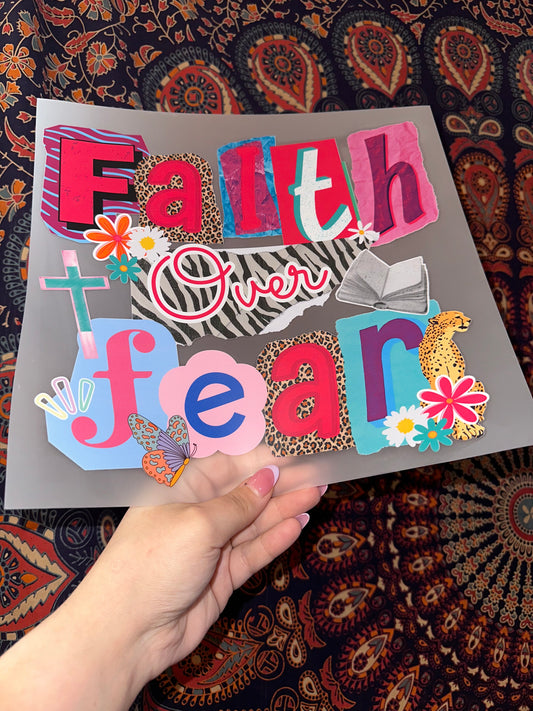 Faith Over Fear Retro -C