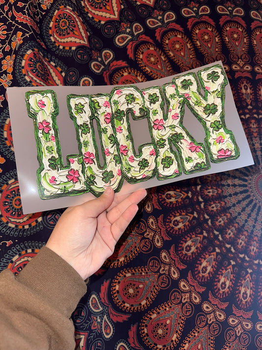Lucky Faux Knit- D
