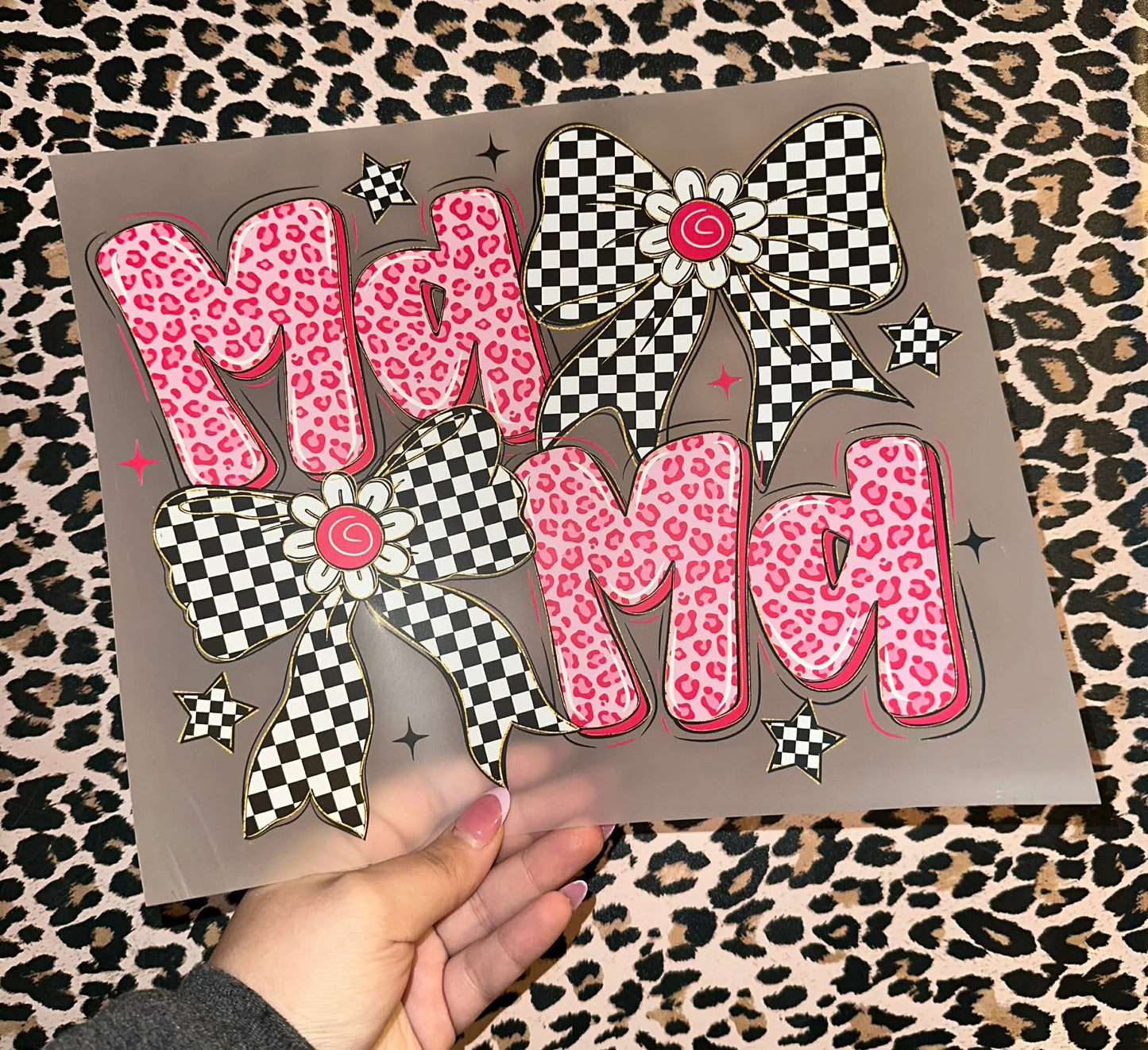 Mama Checkered & Leopard -H