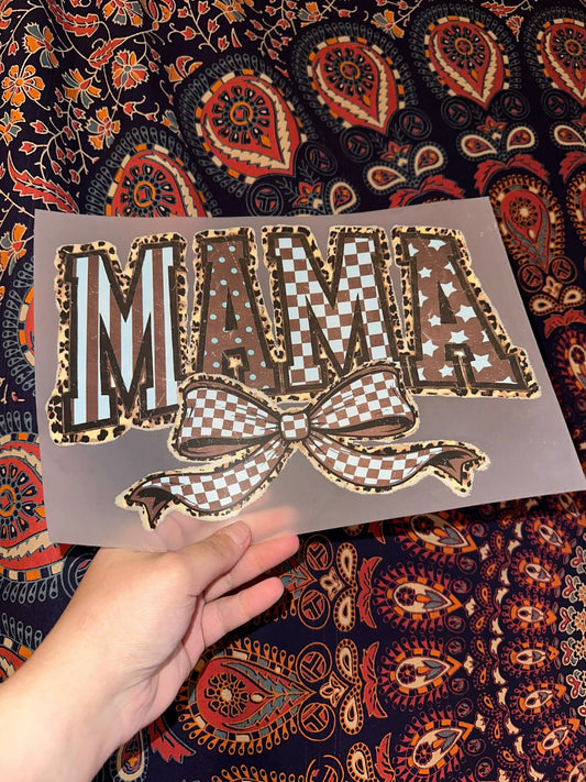 Mama Brown Pattern -A