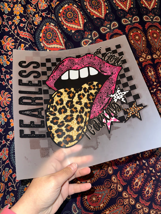 Fearless Pink Leopard Mouth