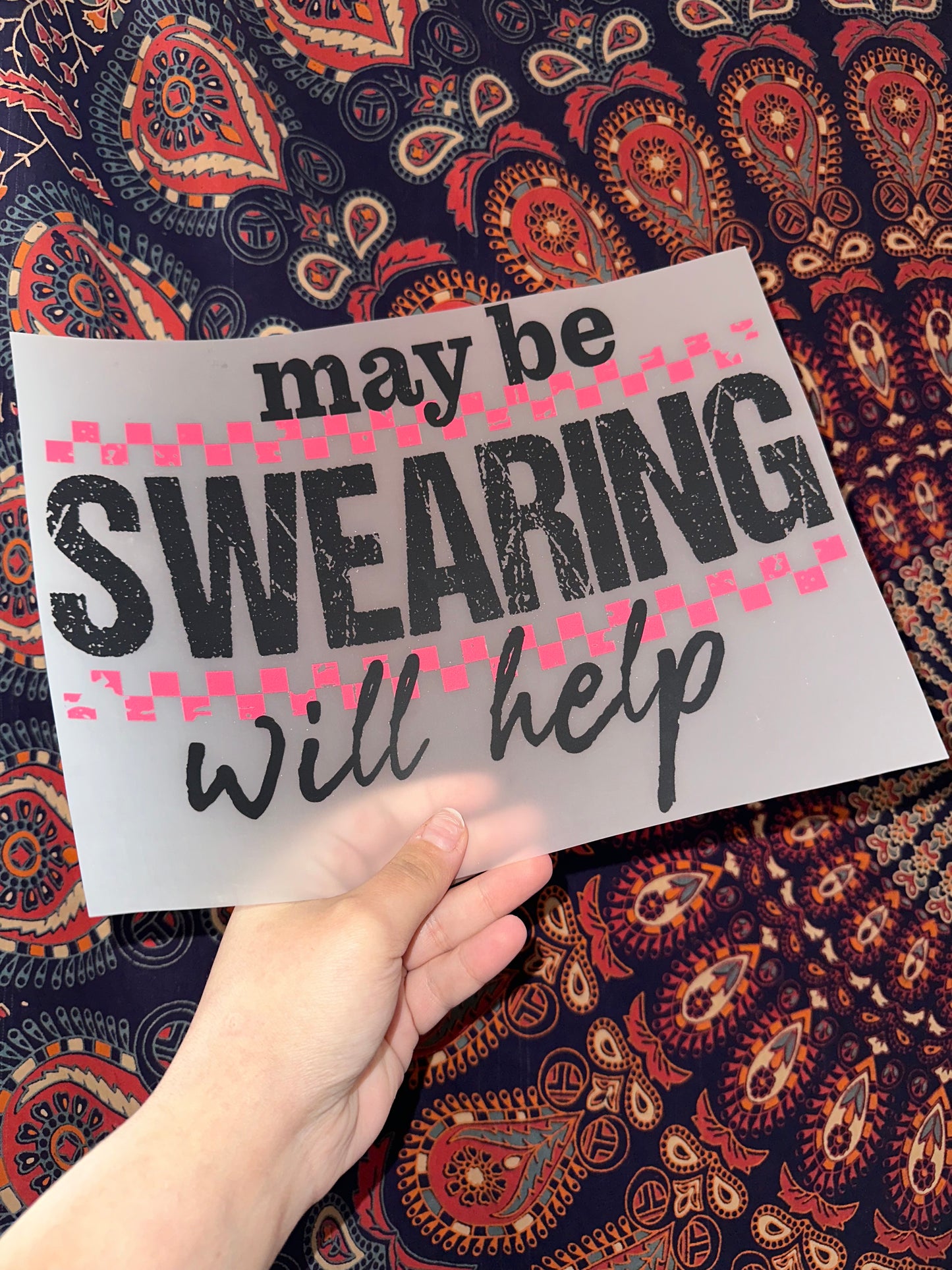 Maybe Swearing Will Help -H