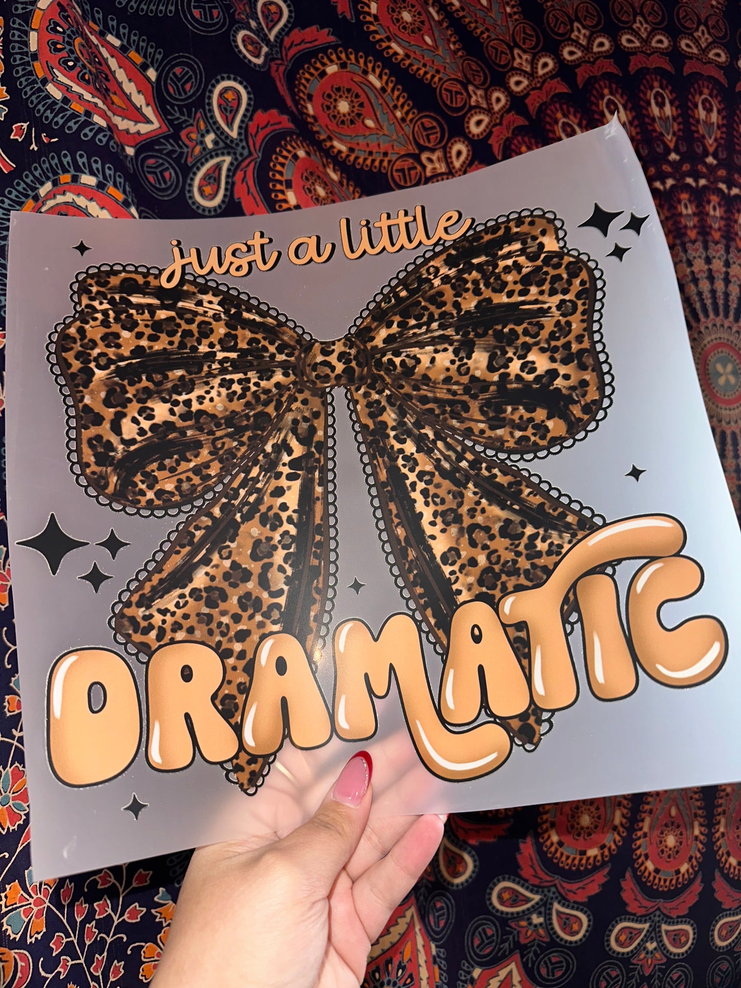 Just a Little Dramatic Brown Bow- B36