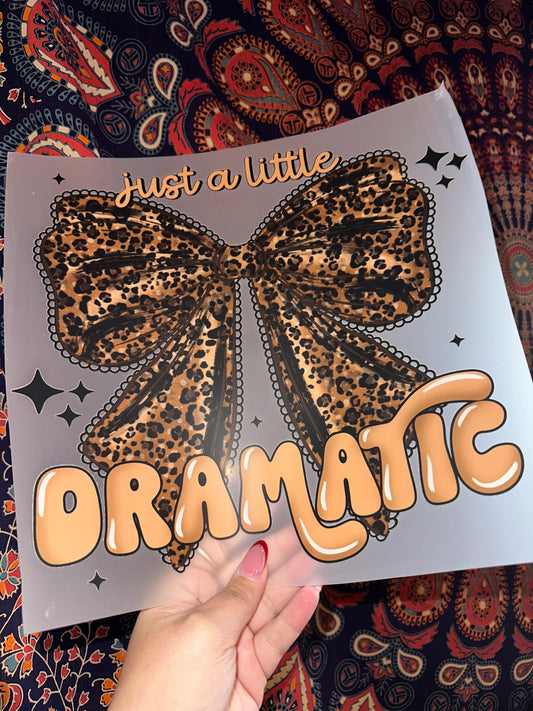 Just a Little Dramatic Brown Bow- B36