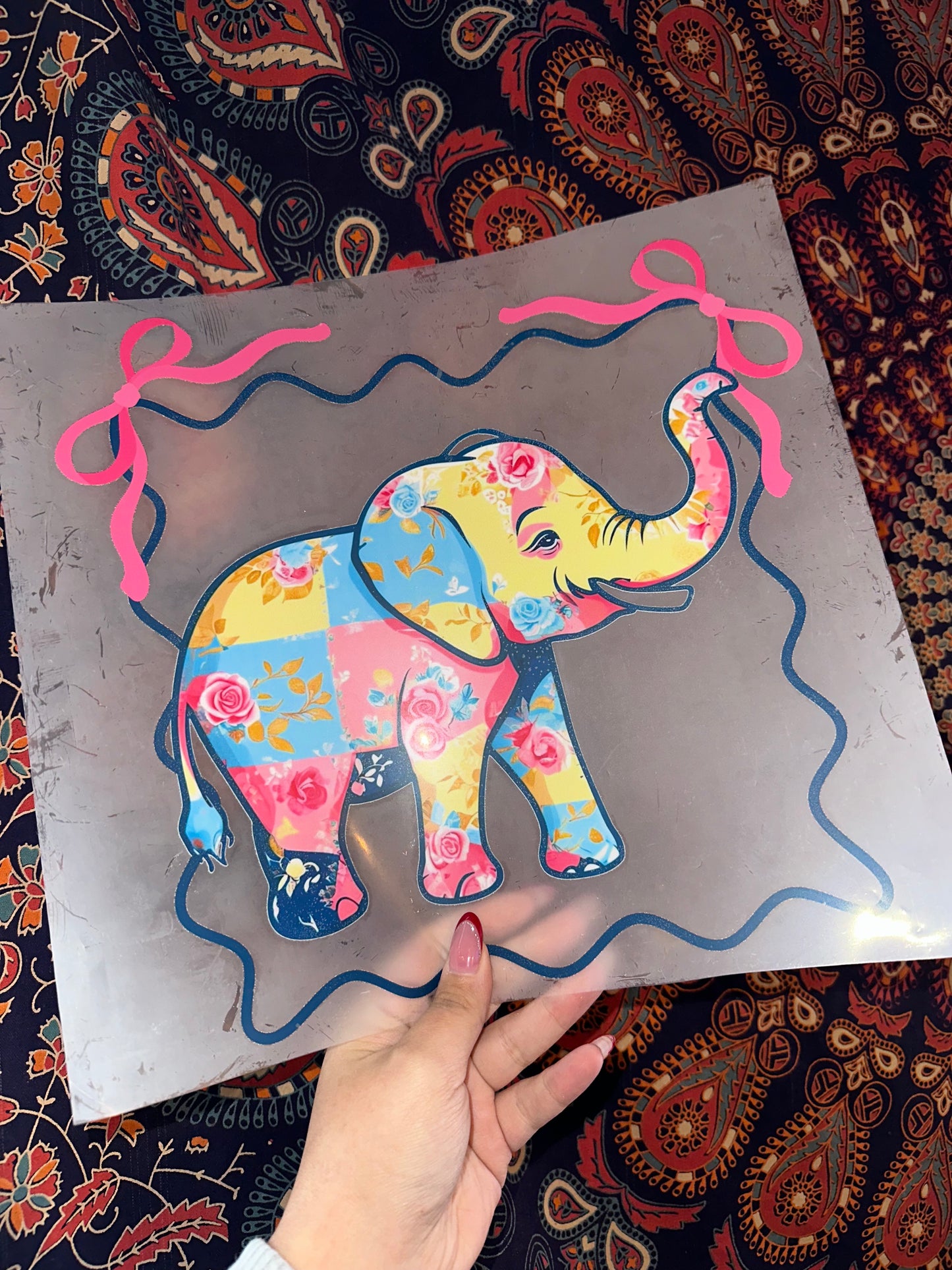 Elephant Patchwork- A49
