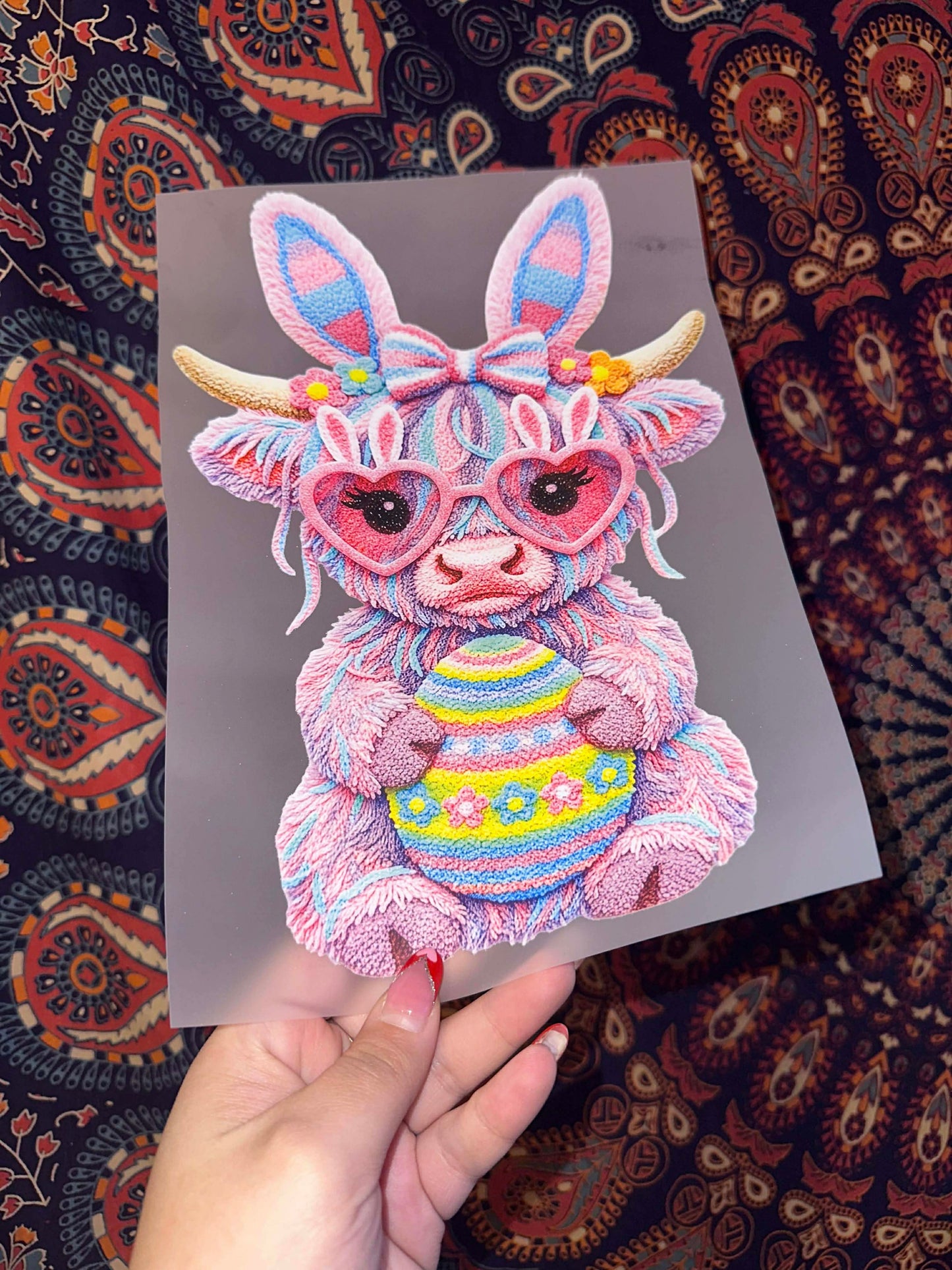 Easter Highland Cow- D