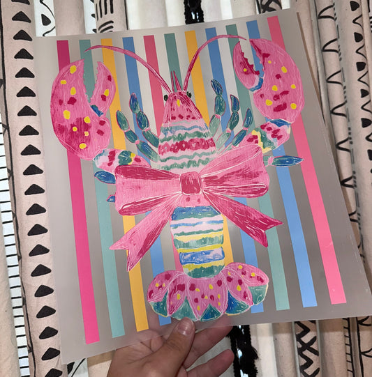 Colorful Lobster- D14