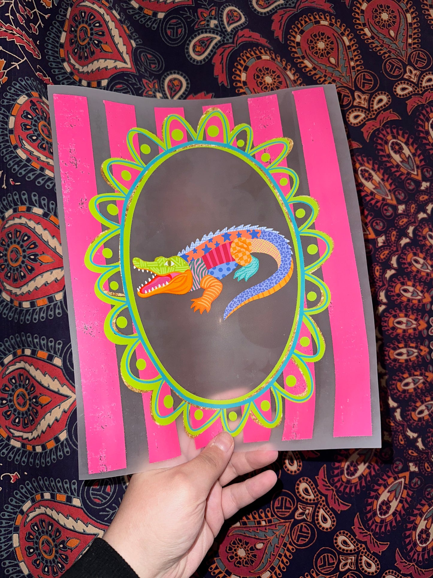 Colorful Alligator