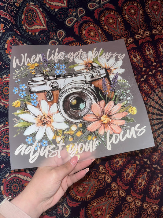 When Life Gets Blurry, Adjust Your Focus