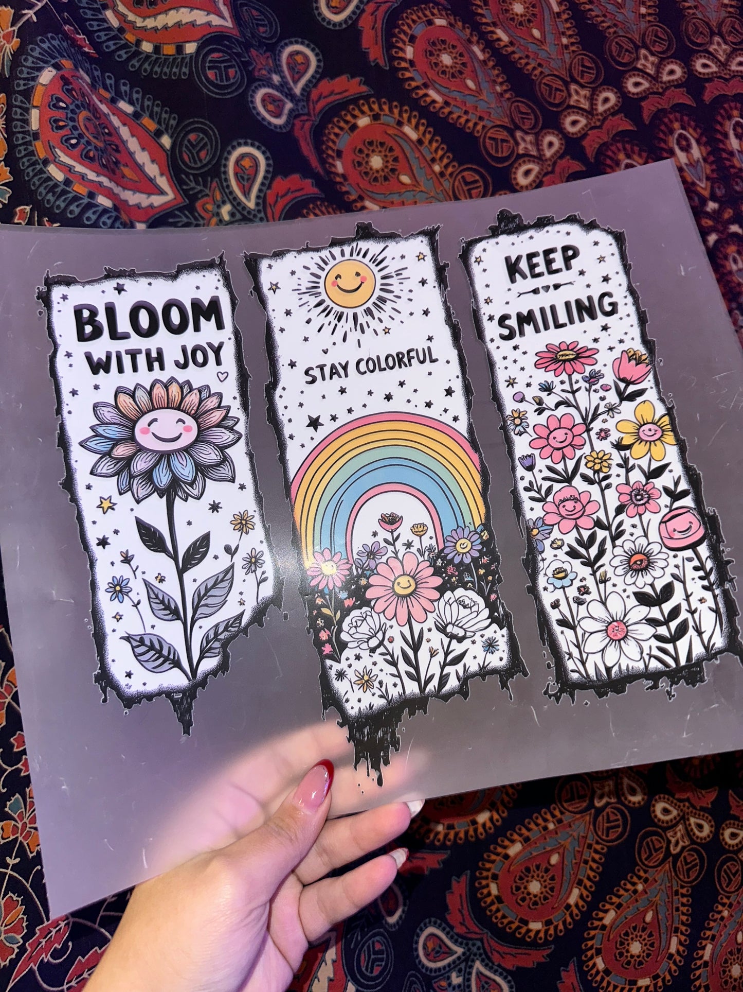 Bloom With Joy, Stay Colorful, Keep Smiling
