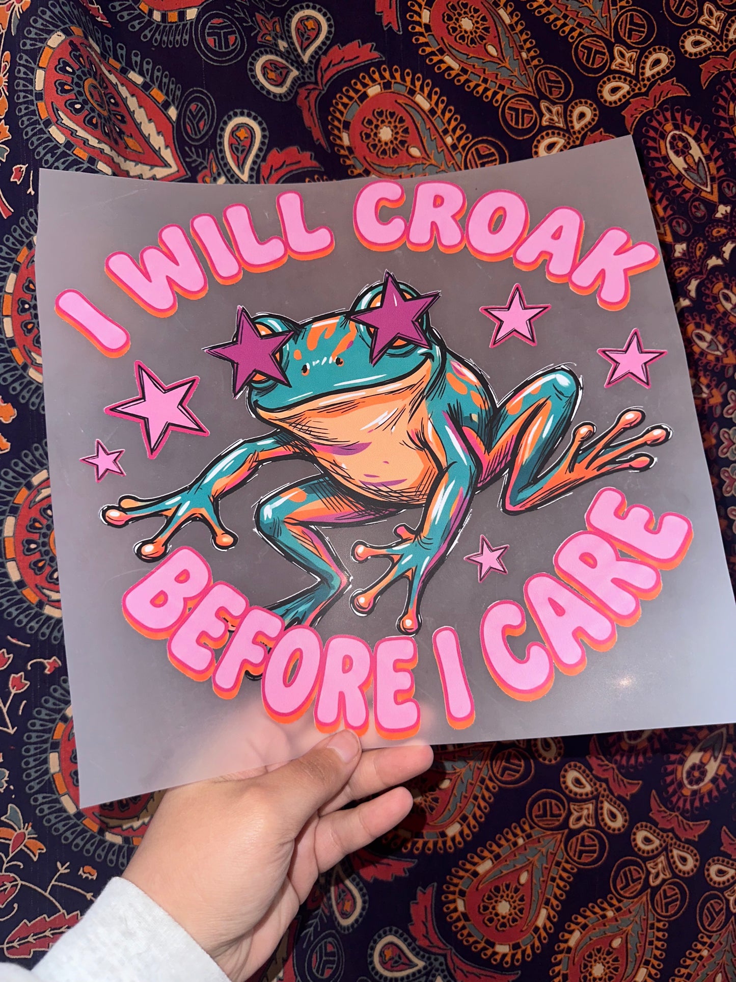 I Will Croak Before I Care- H79