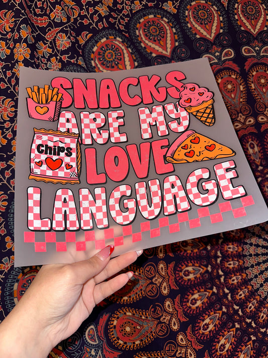 Snacks Are My Love Language