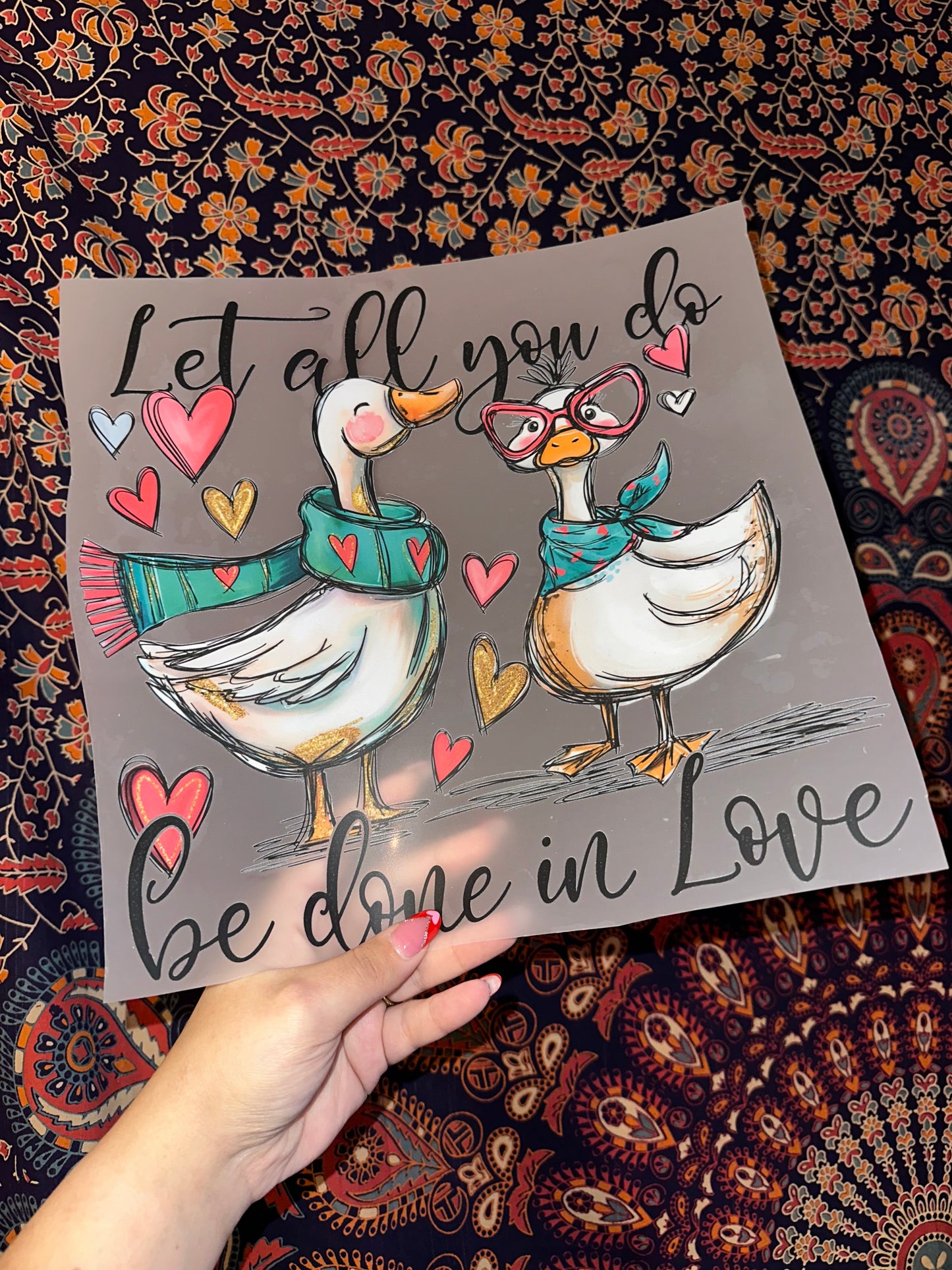 Let All You Do Be Done In Love Geese- D